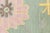Modern Sage Green Oushak Style Wool Area Rug With Pastel Geometric Floral Accent For Sale In New York - Image 6 of 12