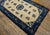 Textile 1930s Rectangle Antique Chinese - Peking Knotted Small Scatter Wool Ivory Rug For Sale - Image 7 of 9