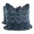 Kirby Design "Flame Wool" in Marine 22" Pillows-a Pair For Sale