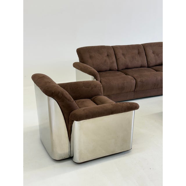 Mid-Century Modern Space Age Armchairs by Gian Pietro Arosio, 1970s For Sale - Image 3 of 15