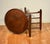 Moroccan Vintage Wood Folding Tray Table Removable Serving Tray Brass Gallery For Sale - Image 3 of 12