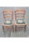 A Pair of Early 20th Century Victorian Style Ladder Back Walnut and Needlepoint Upholstered Seat Side Chairs For Sale In Washington DC - Image 6 of 11