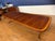 Classic Double Scalloped Multi-Banded Mahogany Dining Table by Leighton Hall - Showroom Sample For Sale In Atlanta - Image 6 of 15