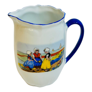 Antique Porcelain Pitcher Victoria China From Czechoslovakia
