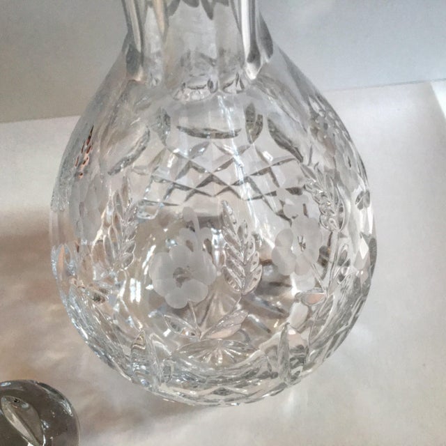 Vintage Lead Crystal Wine Decanter Chairish