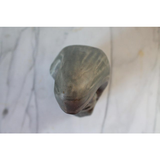 Vintage Modernist Studio Art Pottery Jesus & Mary Sculpture For Sale - Image 9 of 9