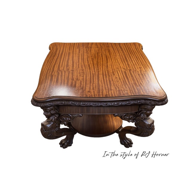 Antique Lamp / Accent Table – Early to Mid-20th Century, in the Style of R.J. Horner Beautiful mahogany lamp or accent...