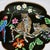 Metal 1990s Lynn Chase Porcelain Jaguar Jungle 14" Octagonal Serving Platter With Gold Trim For Sale - Image 7 of 14