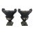 Pair of Large 31" Mid-Century Cast Stone Campana Garden Urns - Asheville Estate Rescue For Sale