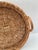 1970s Round Wicker Tray With Bamboo Handles For Sale - Image 5 of 9
