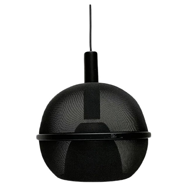 Vintage German Space Age Mesh Ceiling Lamp by Roger Tallon for Erco For Sale