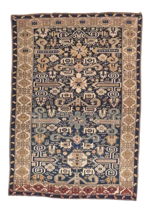 Antique Caucasian Shirvan Rug 3'10'' X 5'5''