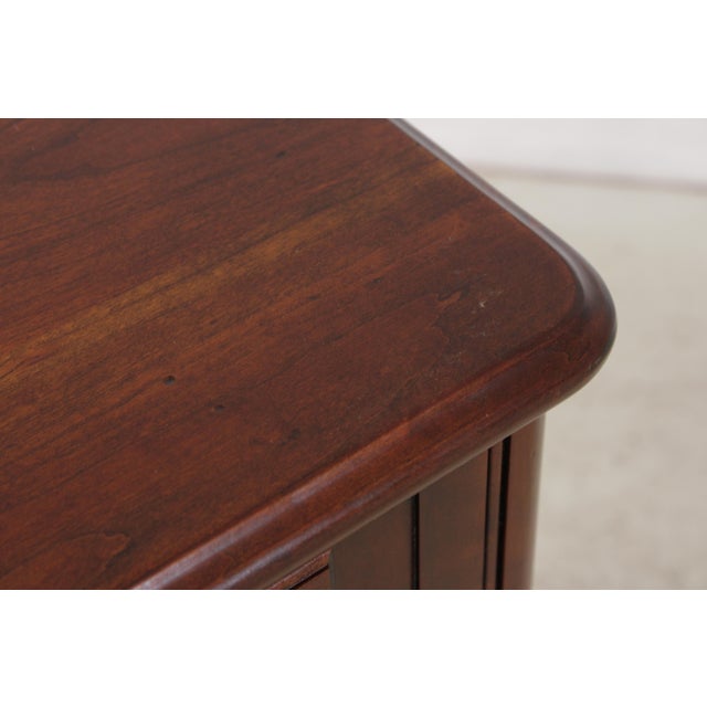 Country French 2 Drawer 2 Door Cherry Server For Sale - Image 10 of 15