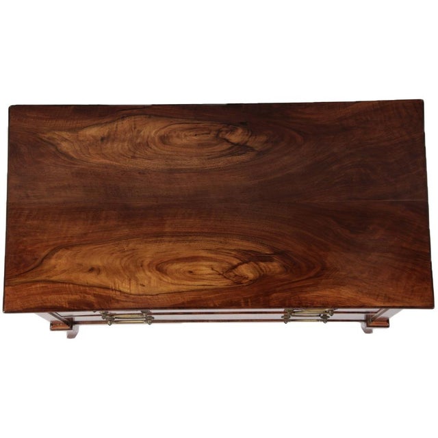 Wood Small Antique Biedermeier Chest of Drawers in Walnut, 1810 For Sale - Image 7 of 18
