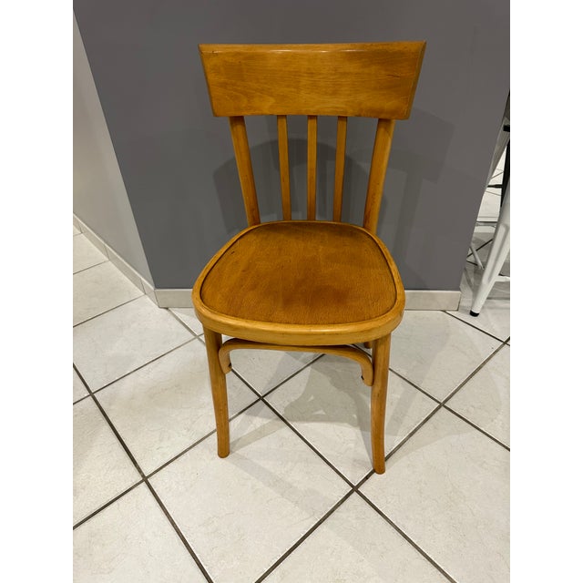 Vintage French Bistro Chairs, 1960s, Set of 8 For Sale - Image 10 of 15