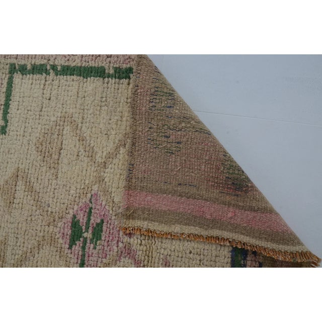 Mid 20th Century Home Living Decor Wool Carpet For Sale - Image 10 of 10