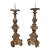 Pair of Late 18th Century Italian Giltwood Altar Pricket Candlesticks For Sale