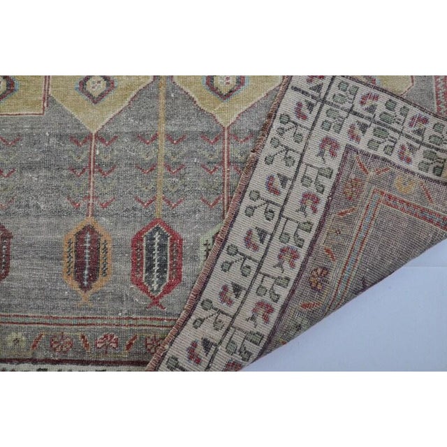 Textile 1960s Muted Earth Tones Wool Rug For Sale - Image 7 of 10