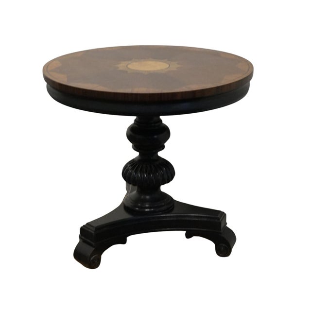 THOMASVILLE FURNITURE Ernest Hemingway The Fifth Column Contemporary Traditional 28" Round Accent Table 46239-231-1 26.5"...