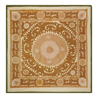 Bukhara Suzani Wall Hanging - Ethnic Embroidered Throw For Sale