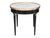 1920s French Louis XVI Parlor Table With Carrara Marble & Brass Gallery For Sale - Image 10 of 12