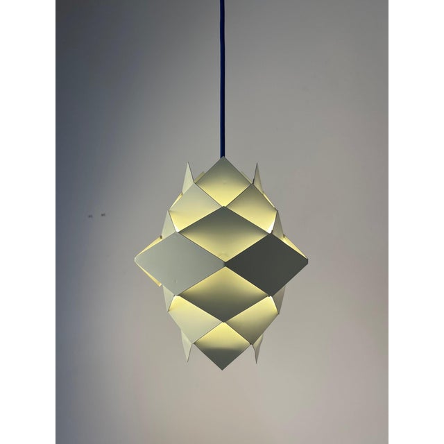 Symfoni Pendant Lamp in White Metal by Preben Dal for Hans Følsgaard, 1960s For Sale - Image 11 of 11