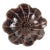Vintage Murano Black Copper Aventurine Spiderweb Design Italian Art Glass Centerpiece Bowl For Sale