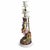 Blue 19th Century Napoleon III Candelabras, Set of 2 For Sale - Image 8 of 9