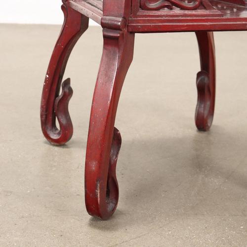 Wood Liberty Trestle in Walnut For Sale - Image 7 of 10