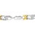 Early 21st Century 10k Yellow Gold Plated Sterling Silver 1/4 cttw Diamond Infinity and X Link Bracelet - Size 7.25" For Sale - Image 5 of 7