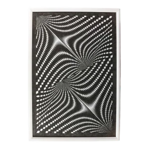 A Geometric Collage by Hungarian Artist Laszlo Molnar