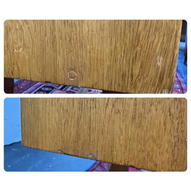 Henning Kjaernulf Attributed 1970’s Danish Oak Carved Brutalist Sideboard For Sale - Image 12 of 12