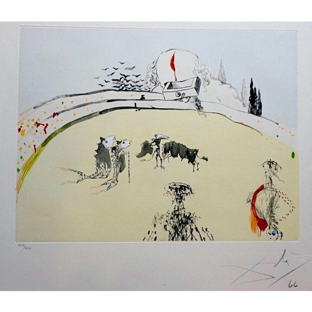 ARTIST: Salvador Dali TITLE: Tauramachi Surrealiste Bullfight with Drawer MEDIUM: Etching SIGNED: Hand Signed PUBLISHER:...