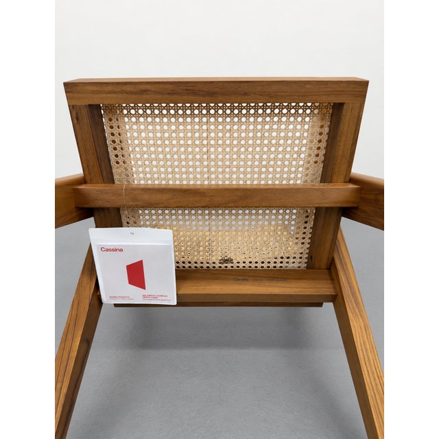 Early 21st Century 051 Capitol Complex Armchairs by Pierre Jeanneret for Cassina, 2010s, Set of 2 For Sale - Image 5 of 8