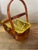 Mid-Century Modern 1950’s Lucite Tortoise Shell Handbag Purse With Carved Top For Sale - Image 3 of 8