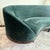 Art Deco A. Rudin Curved Velvet Sofa For Sale - Image 3 of 8