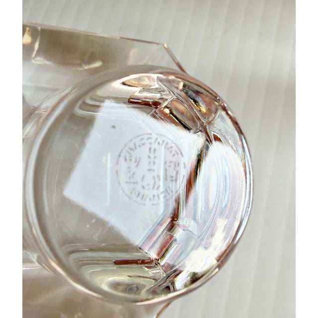 Vintage Baccarat Crystal Perfection Square Whiskey Decanter & Stopper For Sale - Image 9 of 12