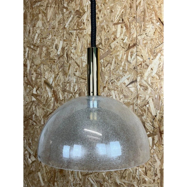 Mid-Century Modern Mid-Century Modern Glass Pulegoso Pendant Lamp by Carlo Nason for Mazzega, 1960s For Sale - Image 3 of 13