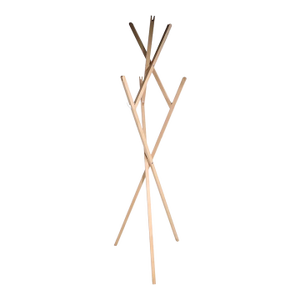 Architectural Designer Folding Coat Tree Rack Retailed by Stillfried N. Y. C.