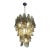 Smoked Fumé Murano Glass “Rondini” Cascade Chandelier, Modern Venetian Design For Sale