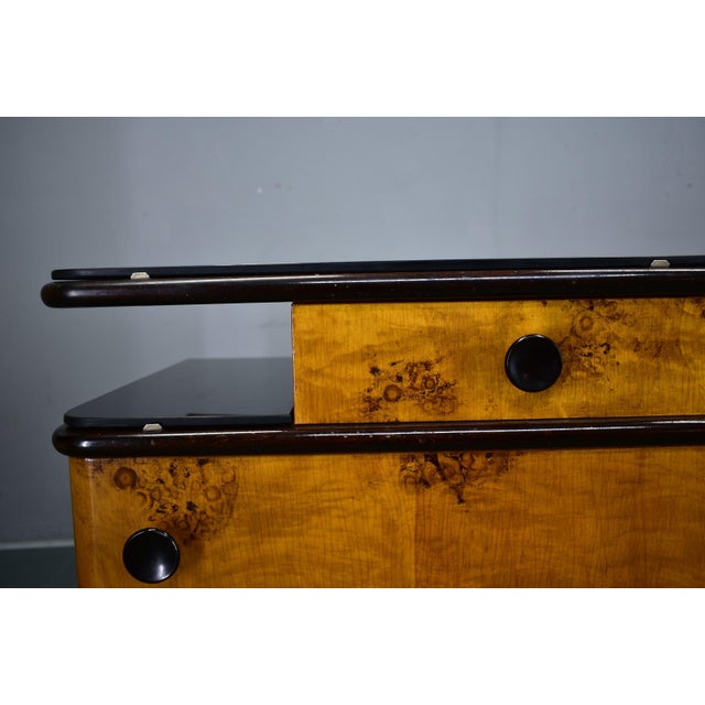 Bedside Tables by Jindrich Halabala, Former Czechoslovakia, 1940s, Set of 2 For Sale - Image 3 of 18
