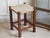 Bauhaus Hardwood Stool with Jute Weave, 1940s For Sale - Image 4 of 5