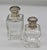 Pair of Antique Crystal Scent Bottles With Silver Mounts — Engraved Monogram, Hallmarked Silver For Sale - Image 9 of 9