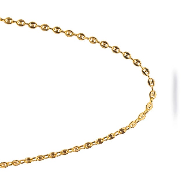 Timeless Gold Plated Steel Men’s Necklace For Sale In Miami - Image 6 of 9