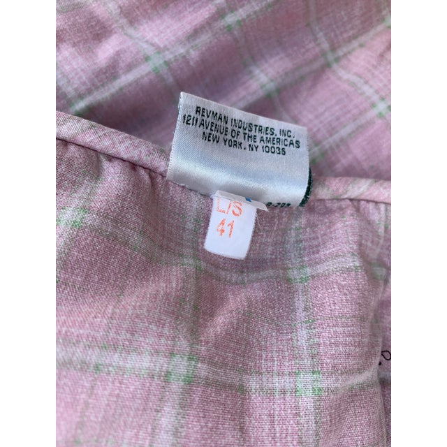 Vintage Laura Ashley Rosemoor Ruffles Twin Comforter Cover, Pink Roses Rosebuds For Sale - Image 10 of 12