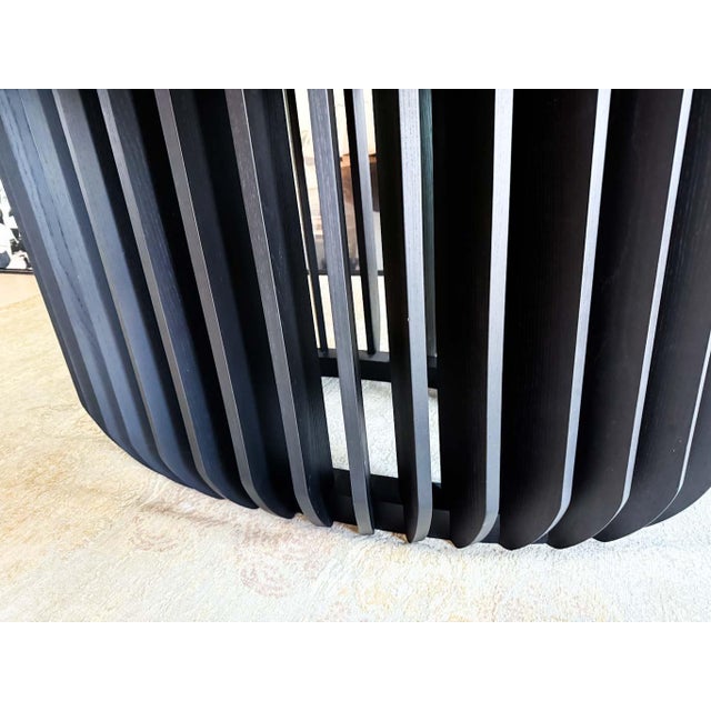 Italian "Juice" Dining Table by E-GGS for Miniforms With Back Calacatta Top For Sale - Image 9 of 9