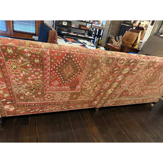 Textile George Smith Vintage Kilim Sofa (2 Seaters) For Sale - Image 7 of 11