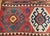 French Country 19th Century Caucasian Kazak Kilim, Geometric Pattern, Wool Flatweave, Blue & Green, 7' X 12' For Sale - Image 3 of 18