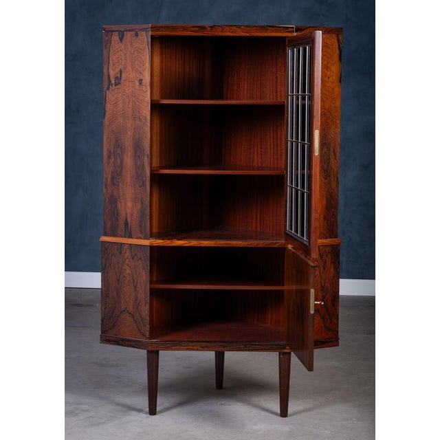 Mid-Century Danish Rosewood Bar Cabinet, 1960s For Sale - Image 4 of 10