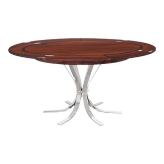 Danish Modern Rosewood Expanding Dining Table by Dyrlund For Sale